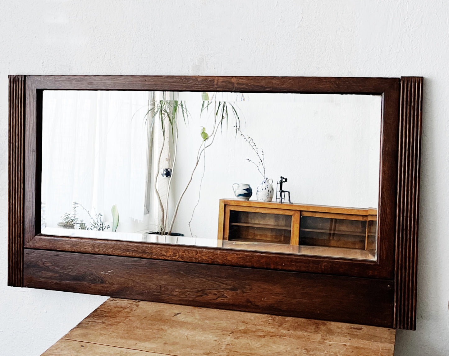 Antique Beveled Dresser Mirror