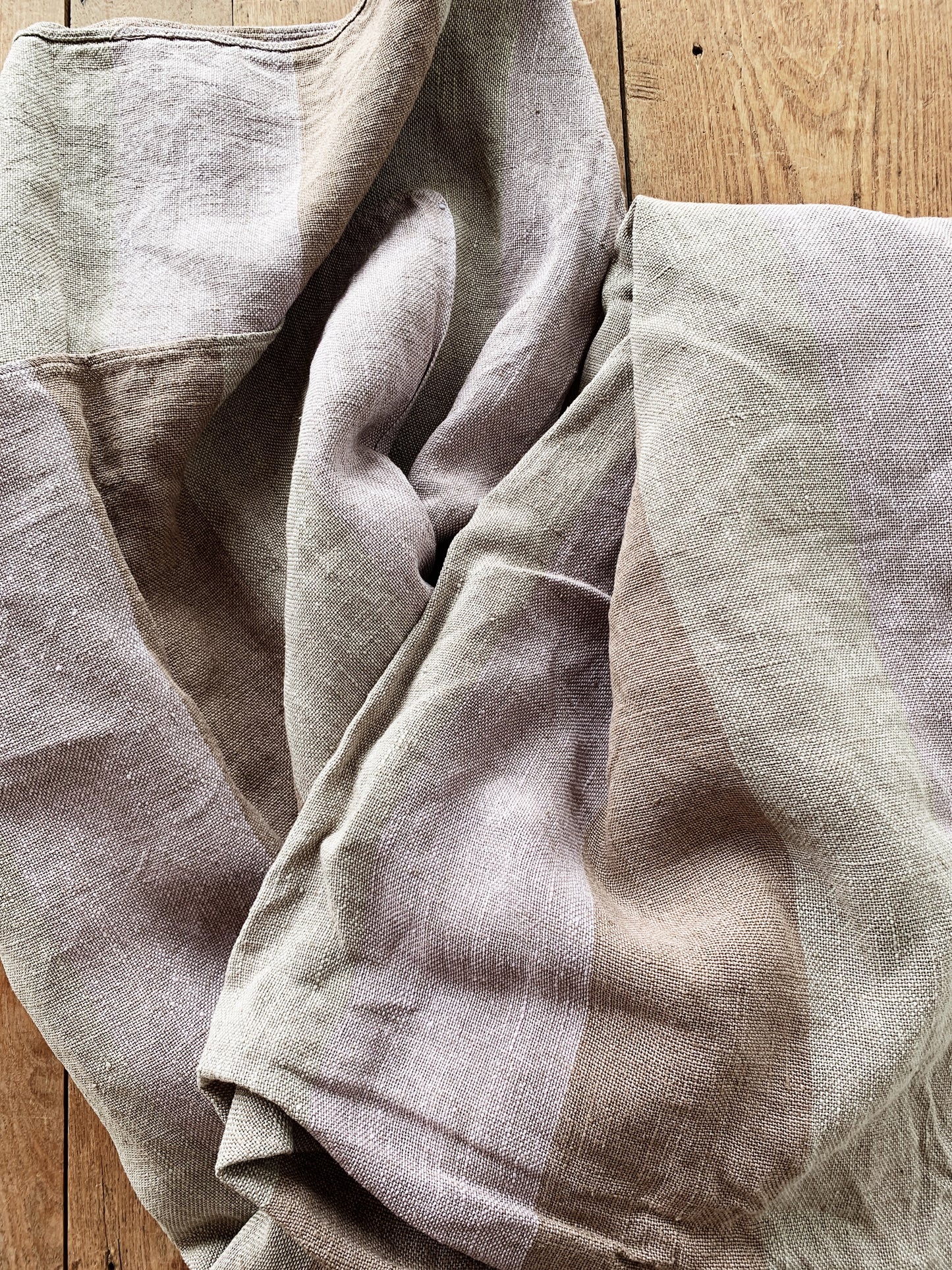 Thick Linen Fabric / Yardage