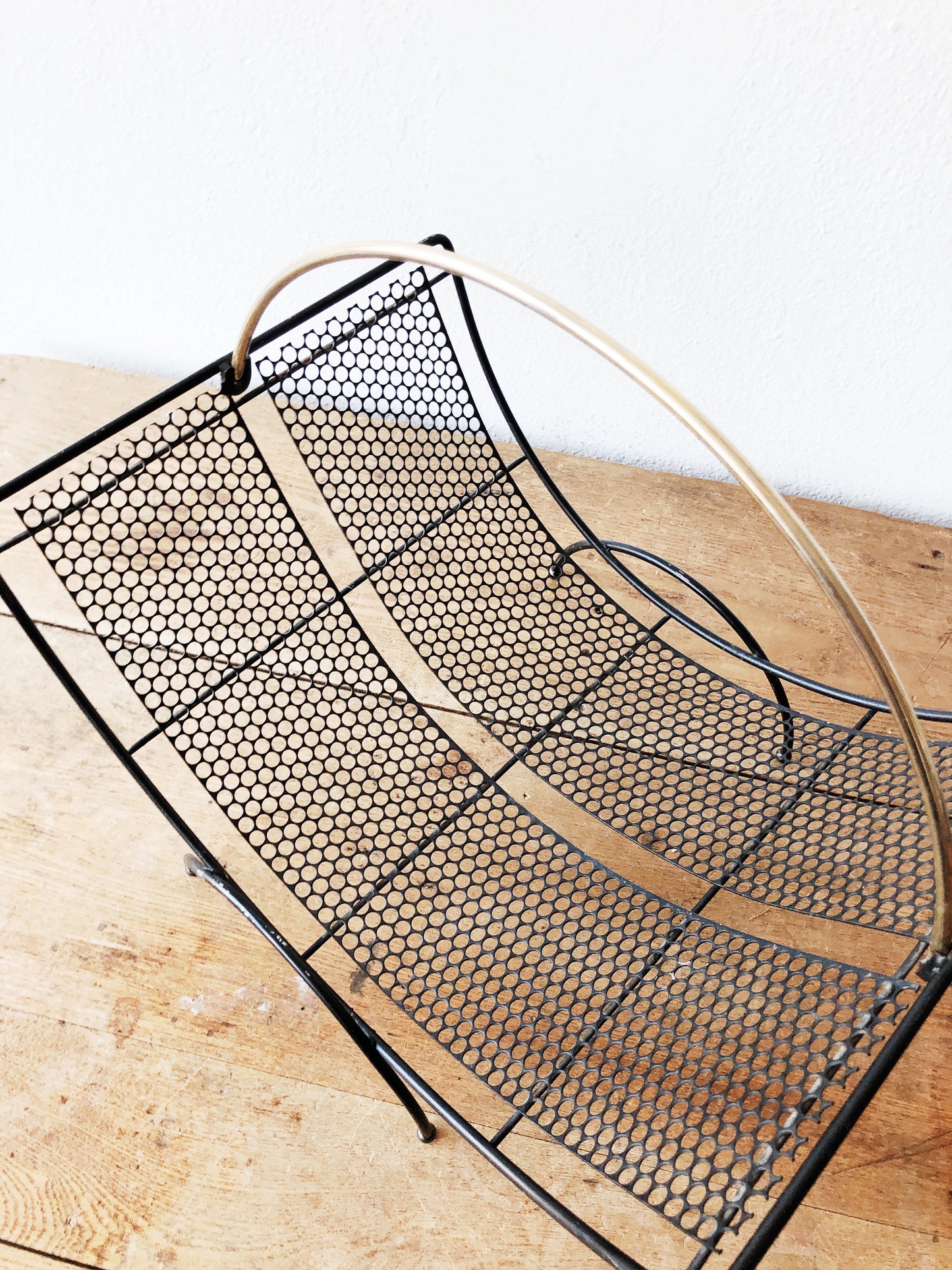 Mid Century Kindling Rack