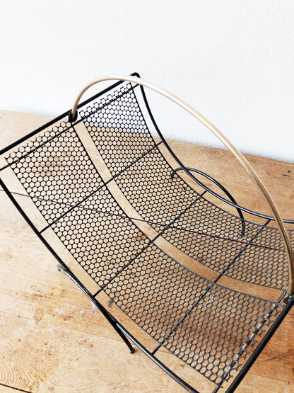 Mid Century Kindling Rack