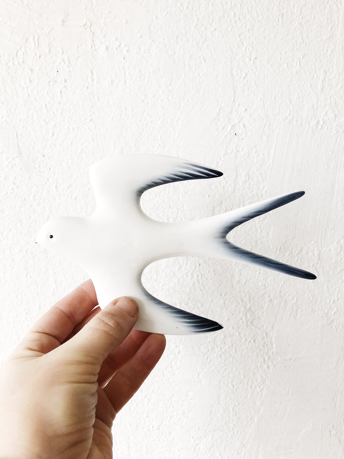 Vintage Porcelain Swallow Hanging