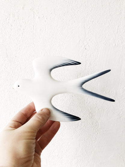 Vintage Porcelain Swallow Hanging