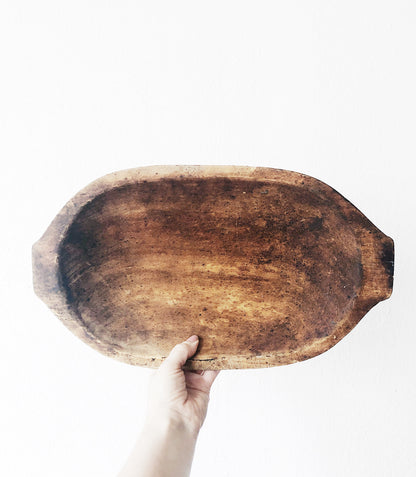 Antique Primitive Dough Bowl