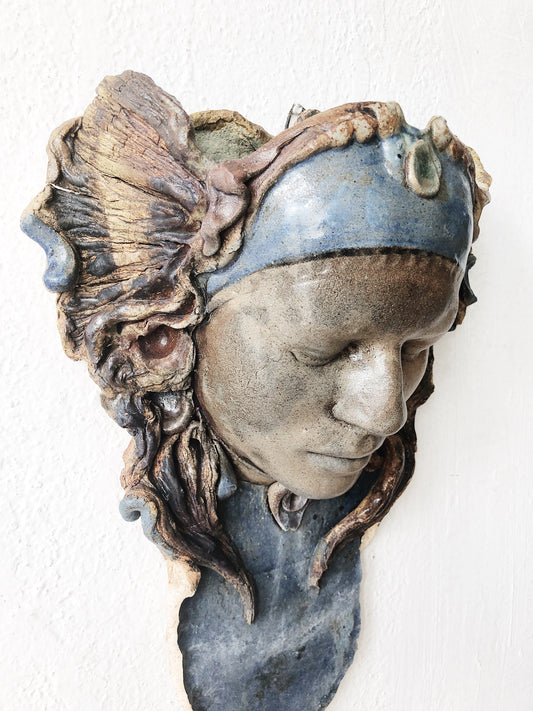 Vintage Handmade Ceramic Fountain