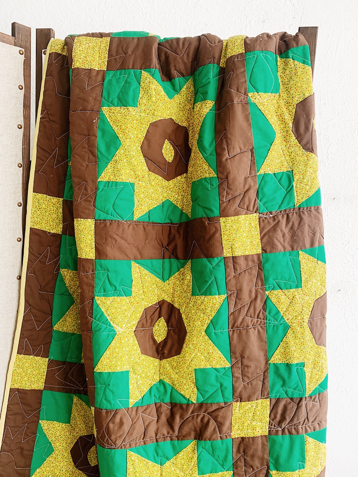 Vintage Handmade Cotton Quilt