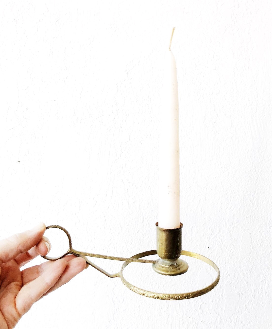 Vintage Brass Candle Holder