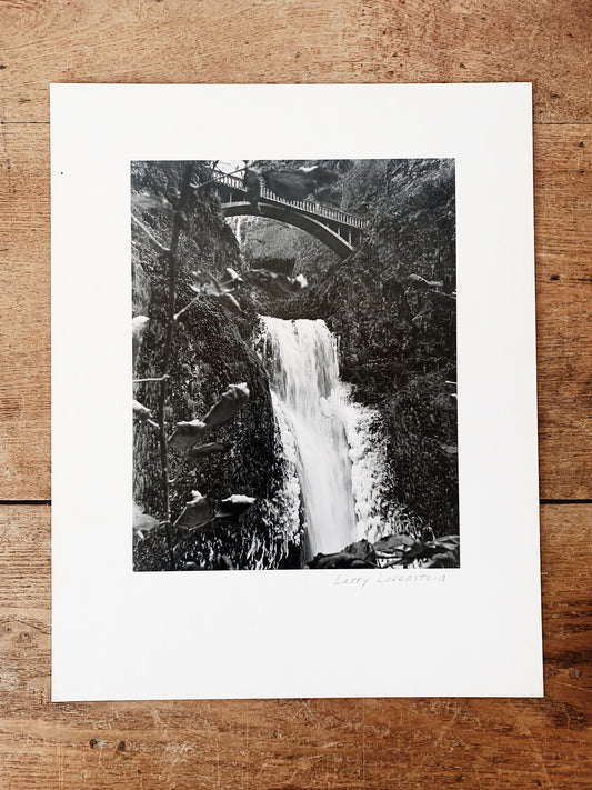 Vintage Mounted Multnomah Falls Film Photo