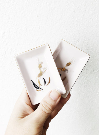 Pair Vintage Handpainted Trays