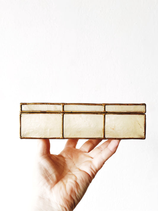 Vintage Capiz Shell Box