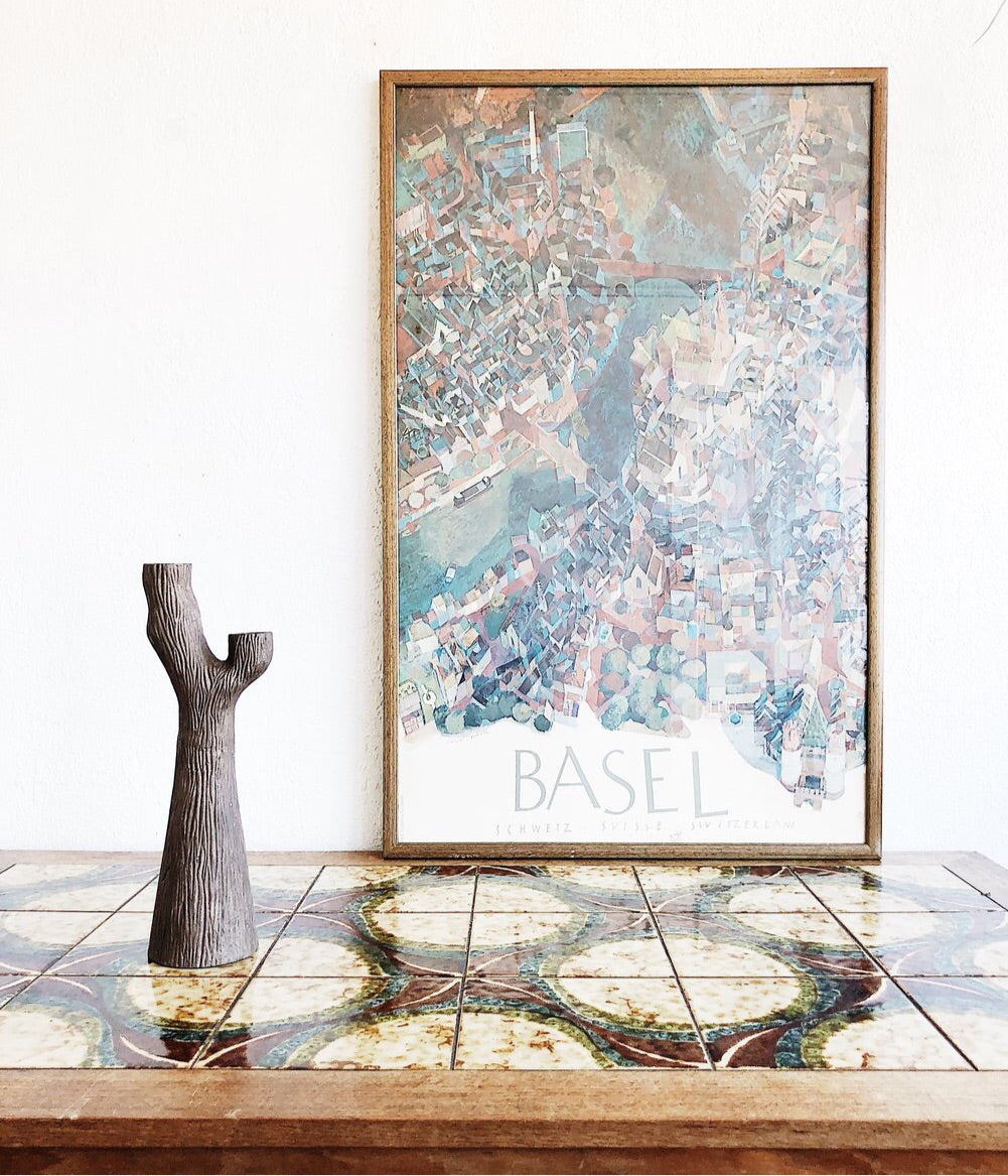 Vintage California Tile and Teak Coffee Table