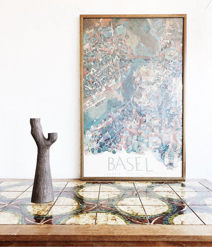 Vintage California Tile and Teak Coffee Table