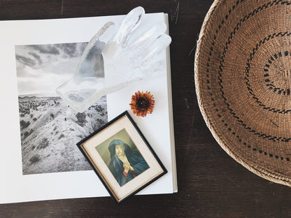 Vintage Handblown Glass Hand Incense Burner