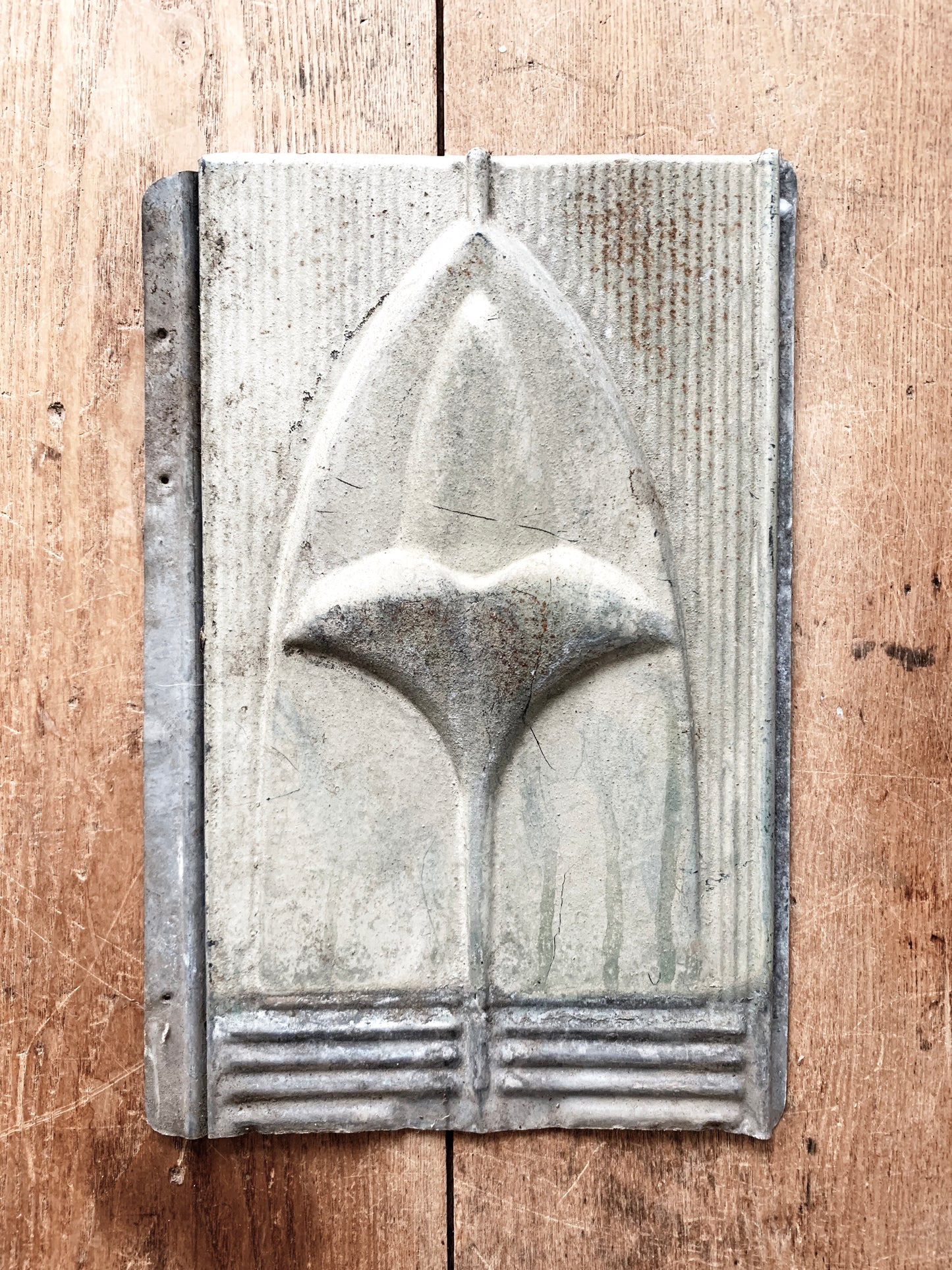 Vintage Pressed Tin Salvage Piece