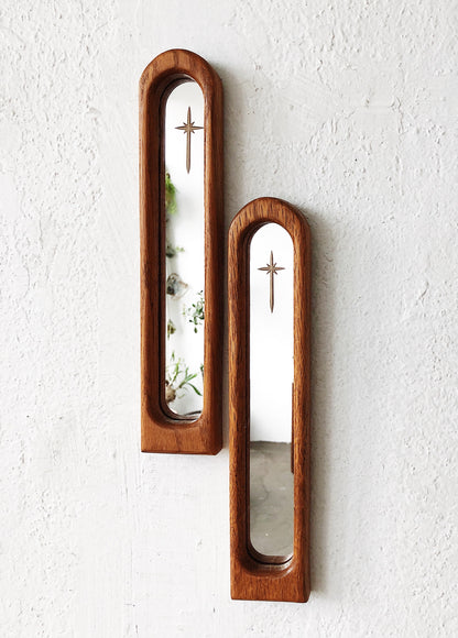 Mid Century Petite Arched Mirror