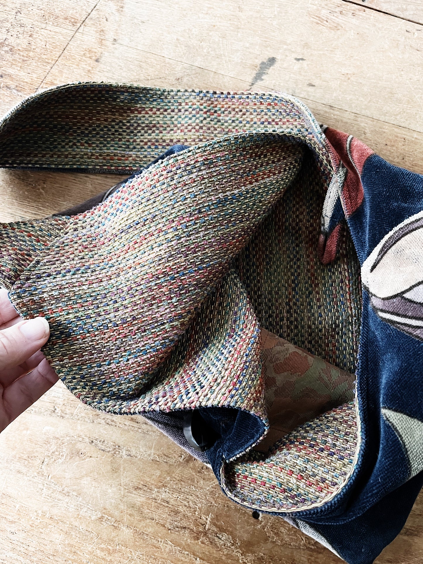 Vintage Velvet Tote