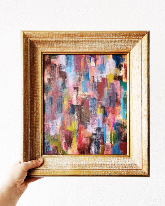 Framed Abstract Painting