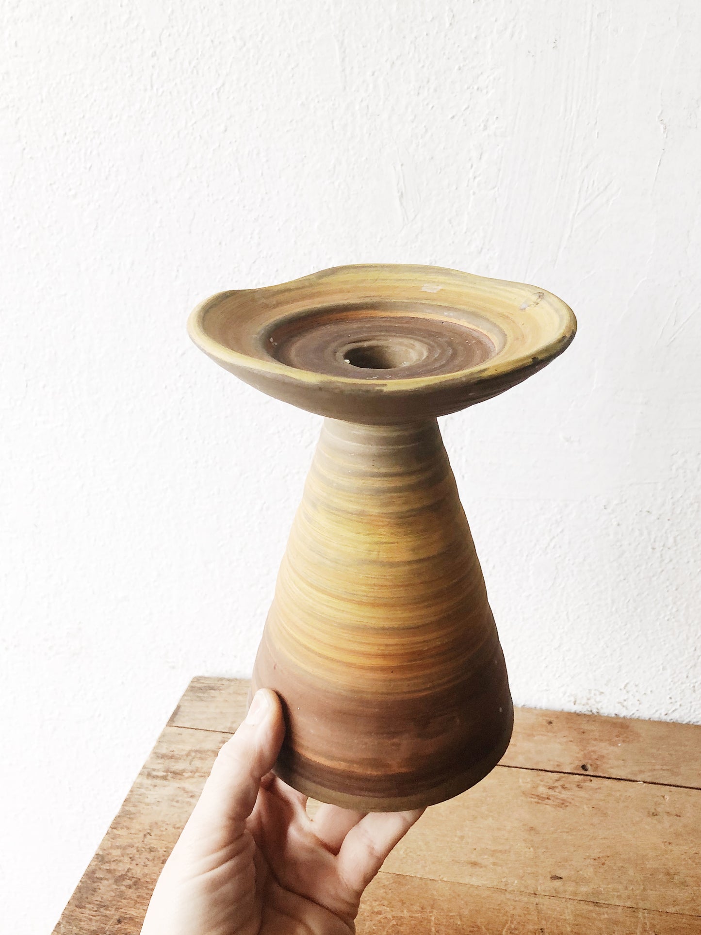 Vintage Ceramic Candlestick