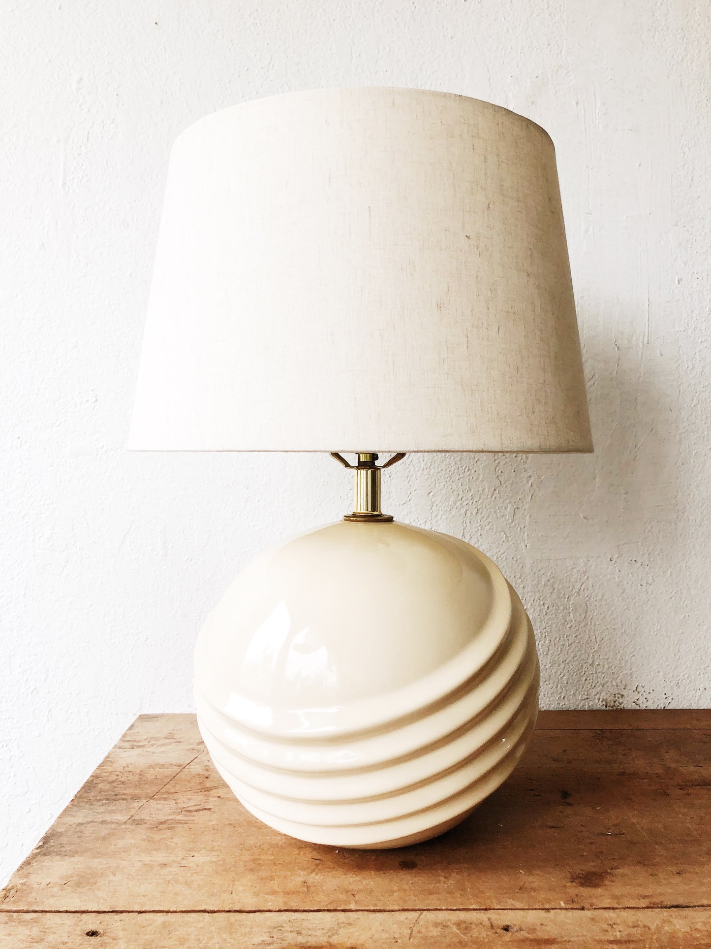 Vintage Ceramic Orb Lamp