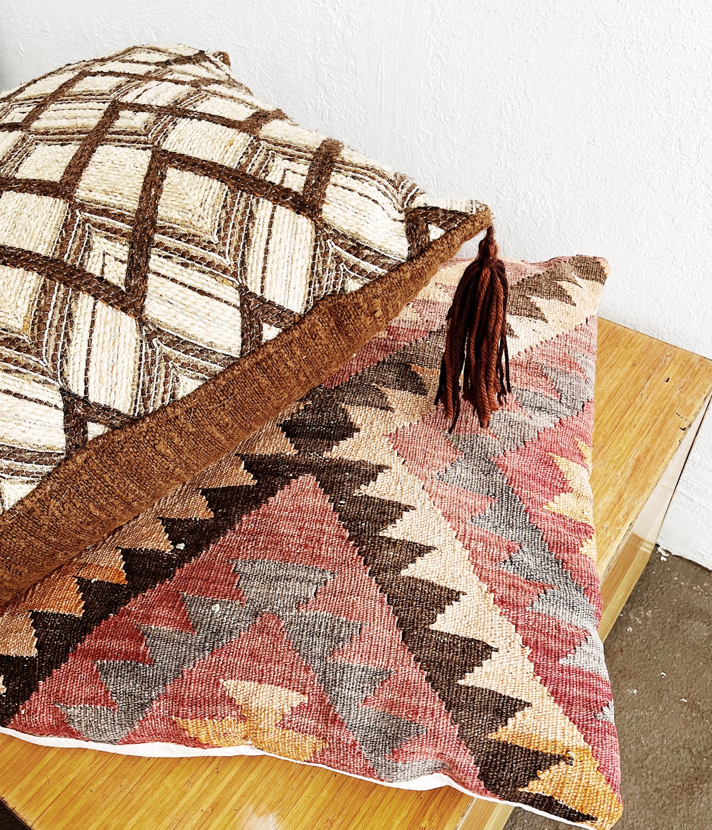Vintage Kilim Floor Cushion