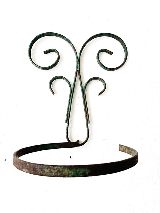 Mid Century Iron Pot Holder