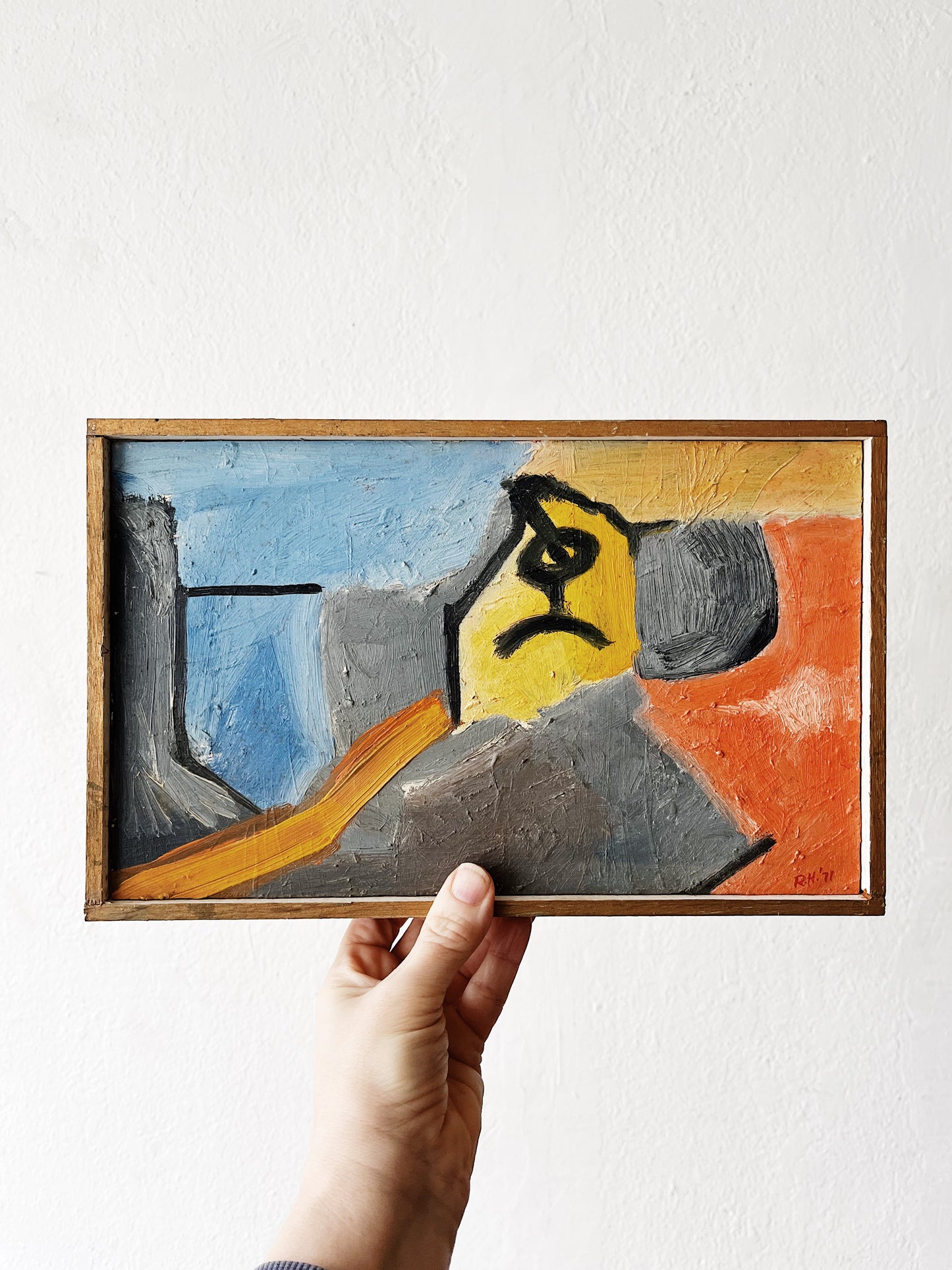 Original 1970s Abstract Painting