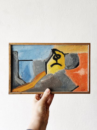 Original 1970s Abstract Painting