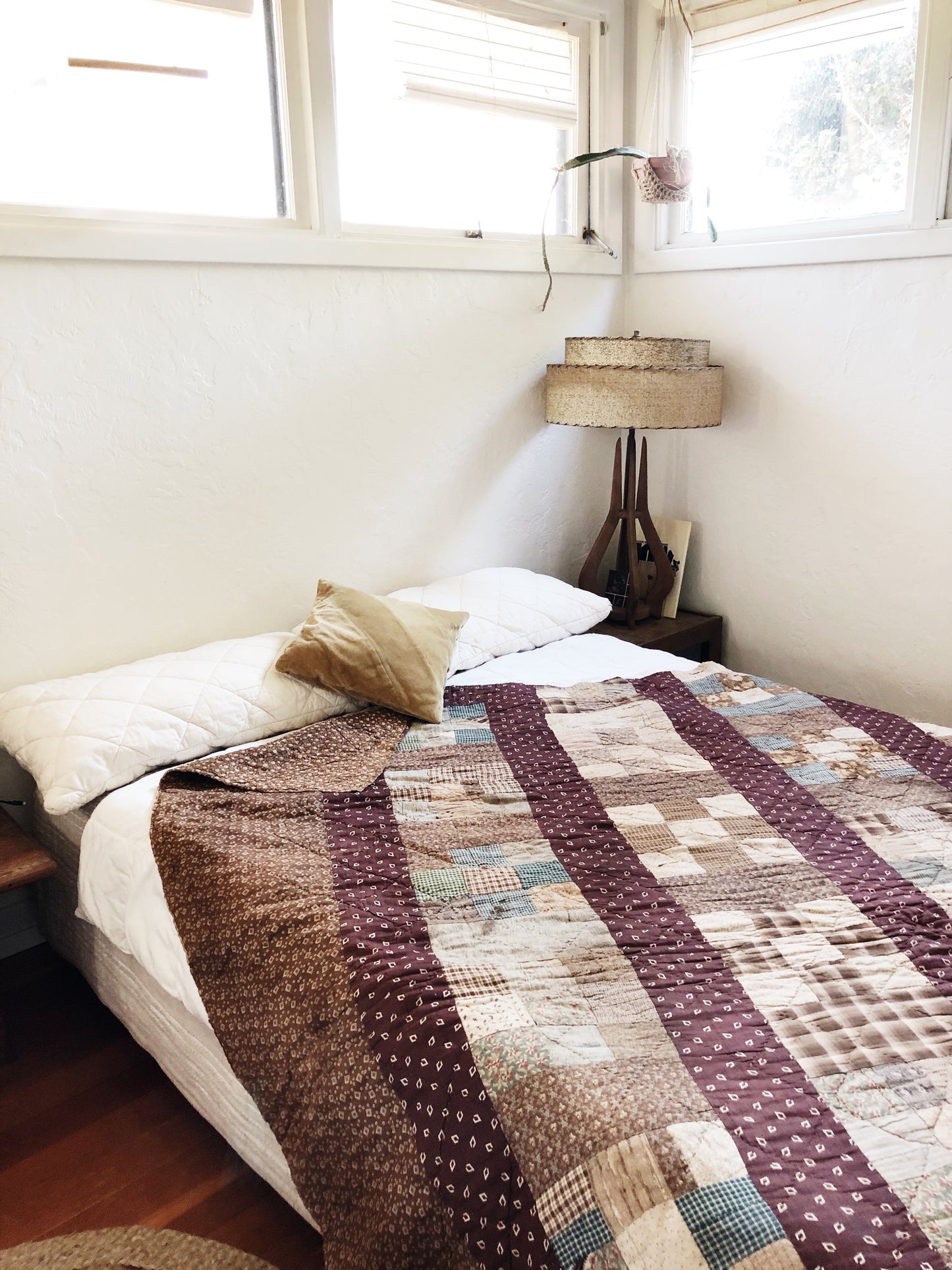 Antique Cotton Calico Quilt