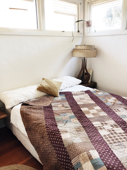 Antique Cotton Calico Quilt