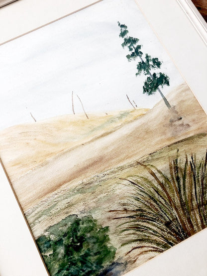 Original Watercolor Landscape Painting