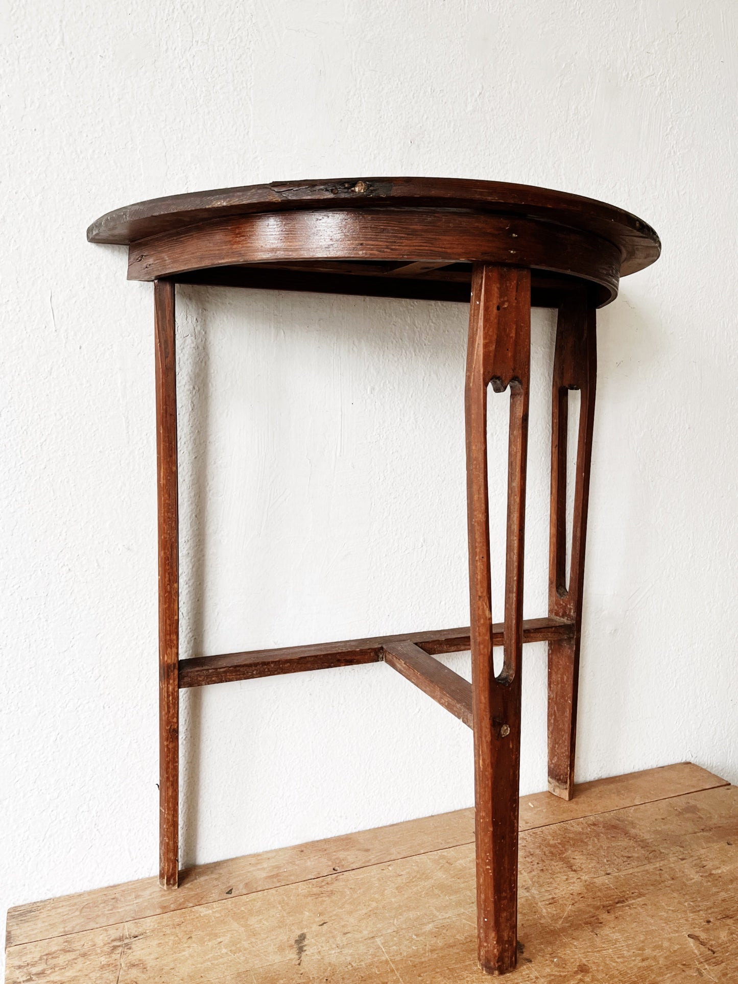 Antique Demilune Table