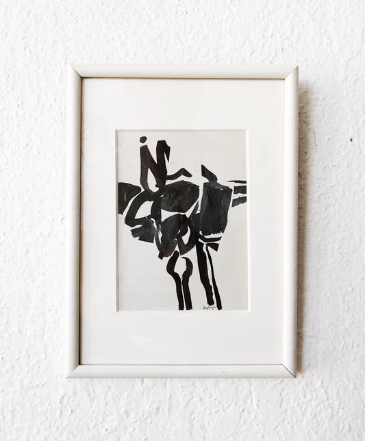 Vintage Mid Century Framed Lithograph