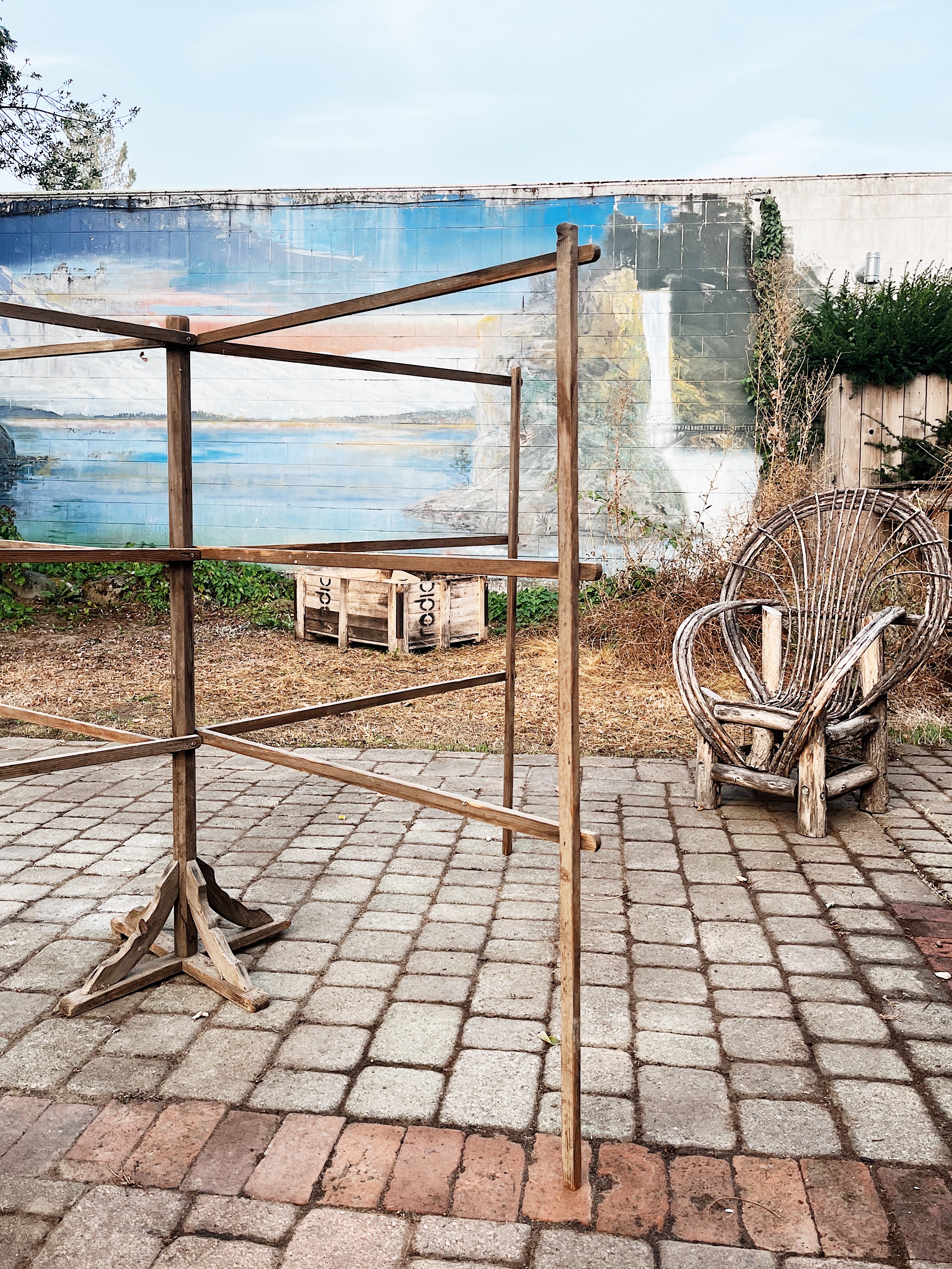 Antique Drying Rack - Thumbnail 4