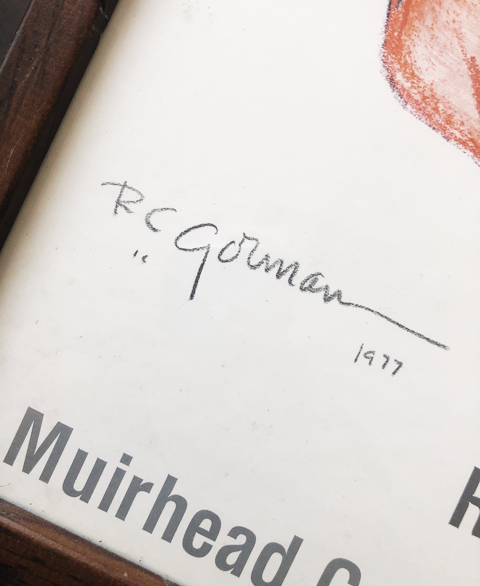 Vintage Signed RC Gorman Litho