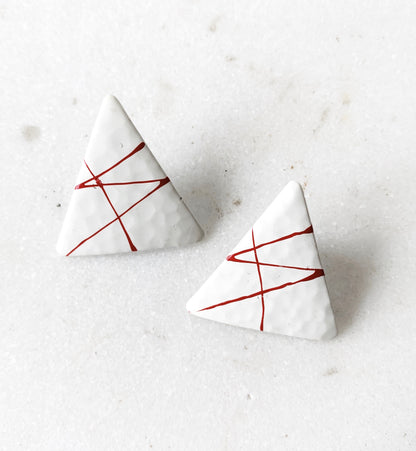 Vintage Triangle Earrings