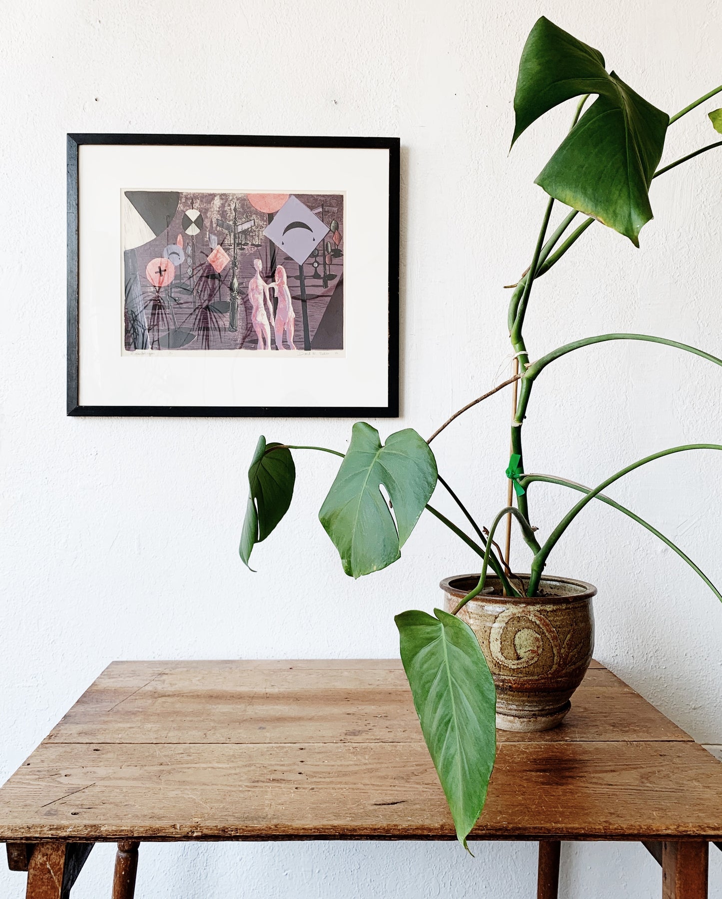 Mid Century Original Framed Art