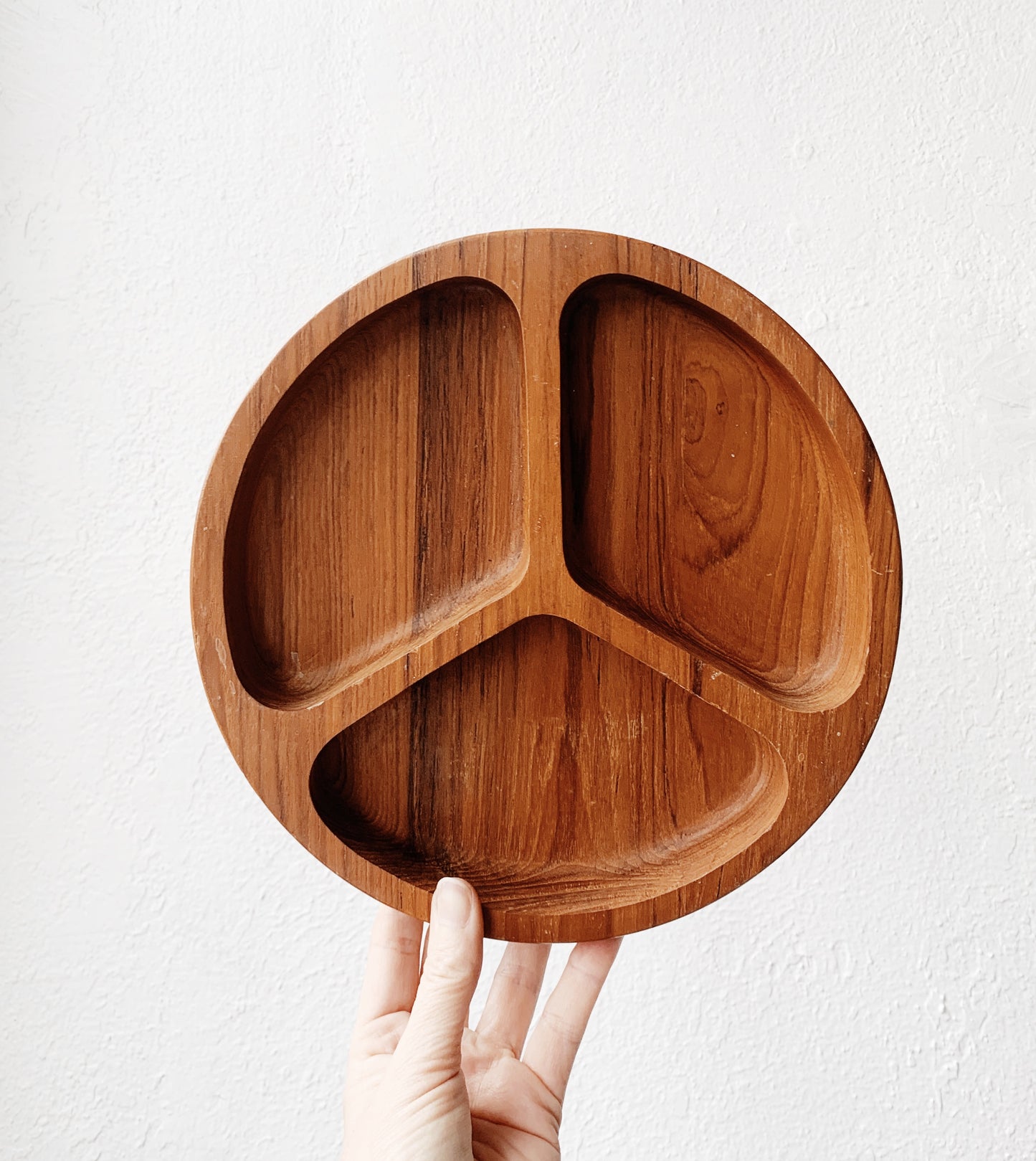 Peace Teak Divided Tray