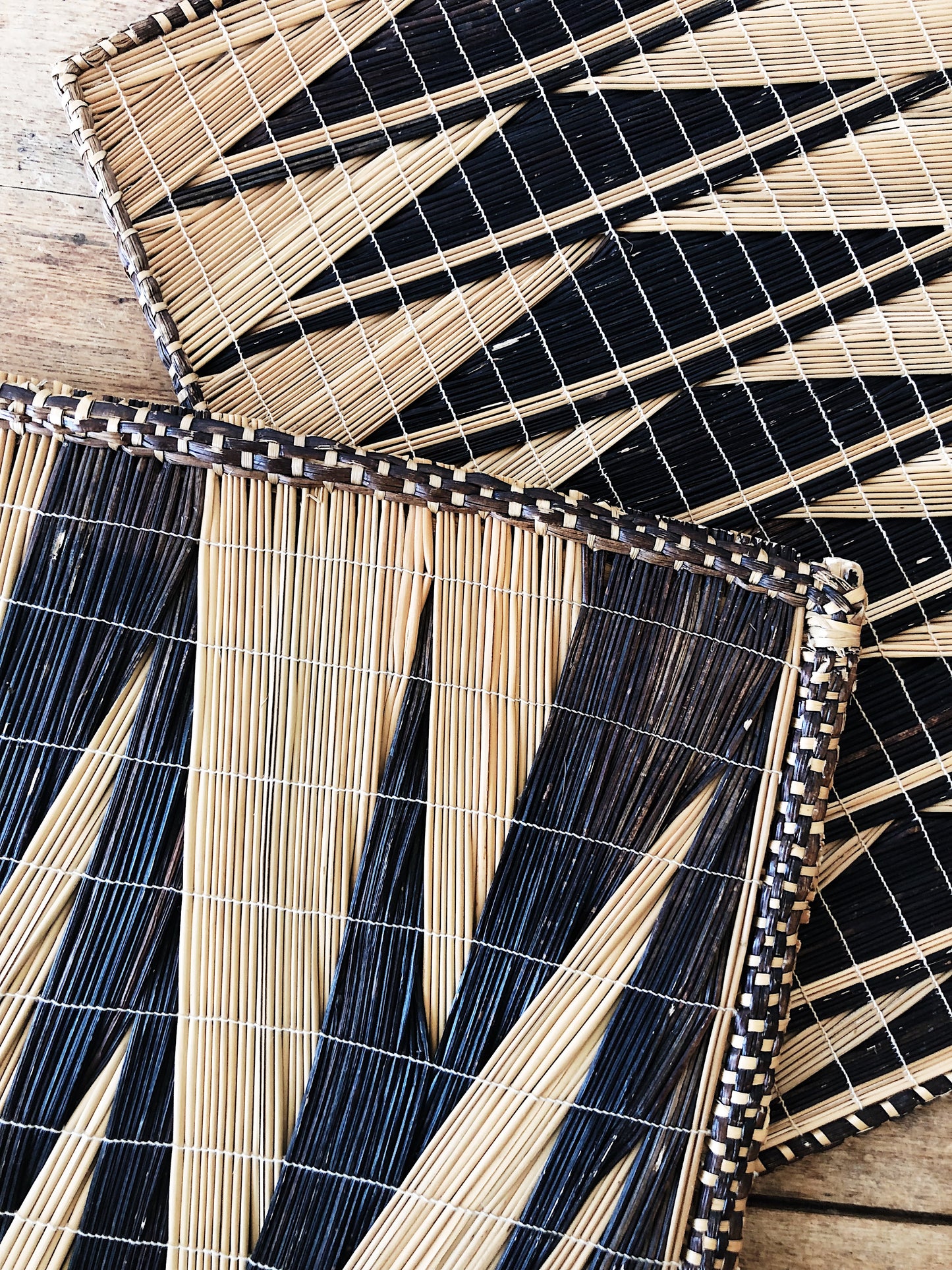 Pair of Bamboo Mats
