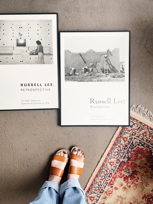 Vintage Russell Lee Retrospective Framed Art Prints