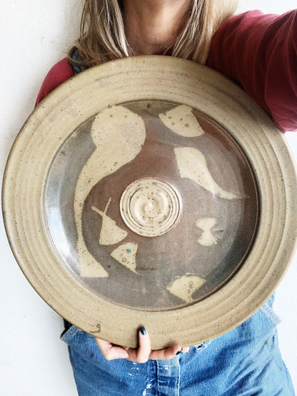 Large Art Pottery Platter