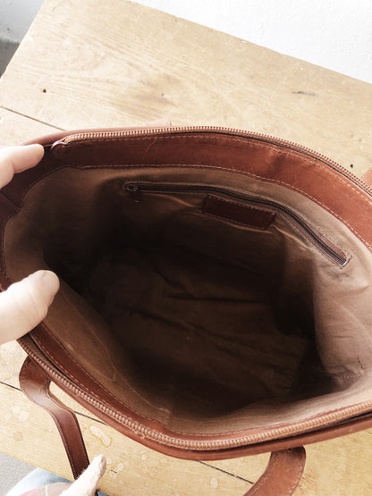 Vintage Italian Leather Patchwork Bag