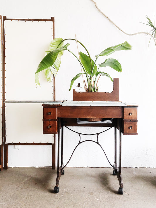 Vintage Custom Sewing Table