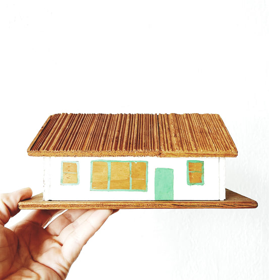 Handmade Folk Cottage Model