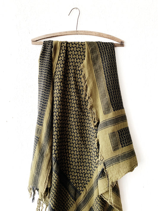 Large Square Cotton Shawl / Scarf