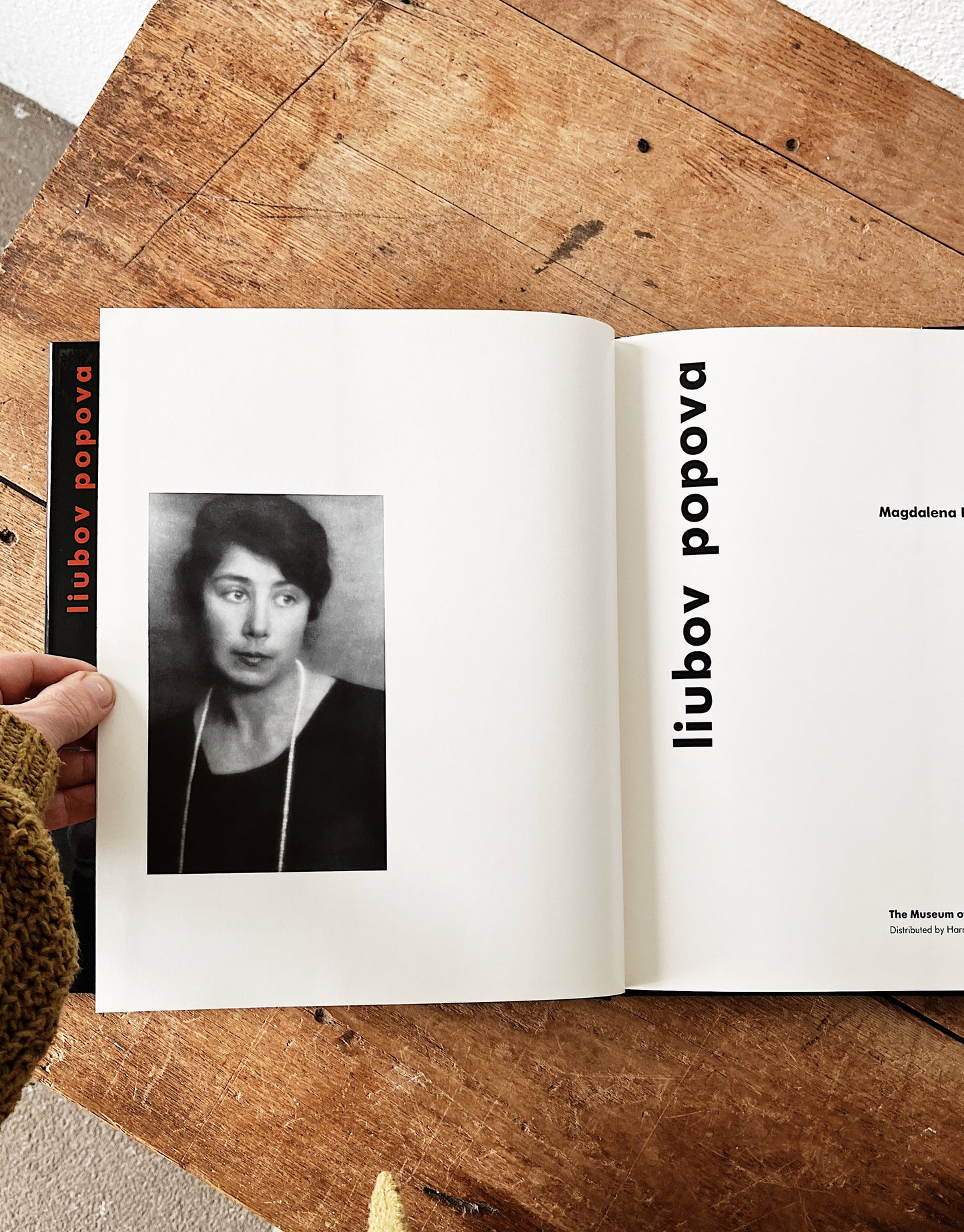 Vintage Popova MOMA Art Book