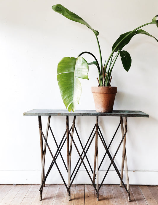 Vintage Folding Console Table OOAK