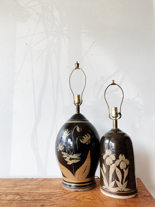 Vintage Stoneware Lamps