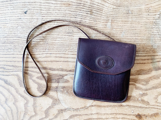 Michael Green Leather Pouch Purse