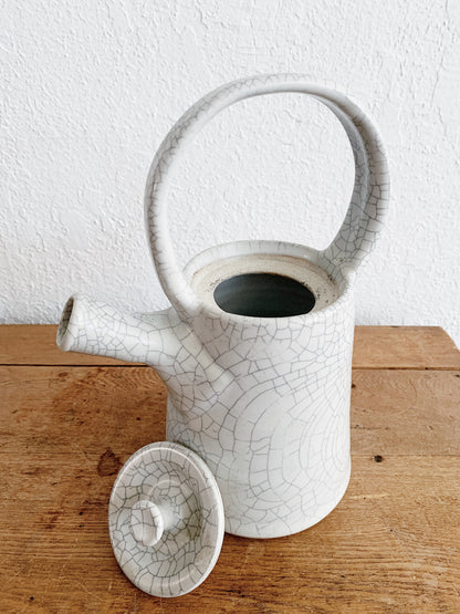 Ceramic Crackle Glaze Teapot