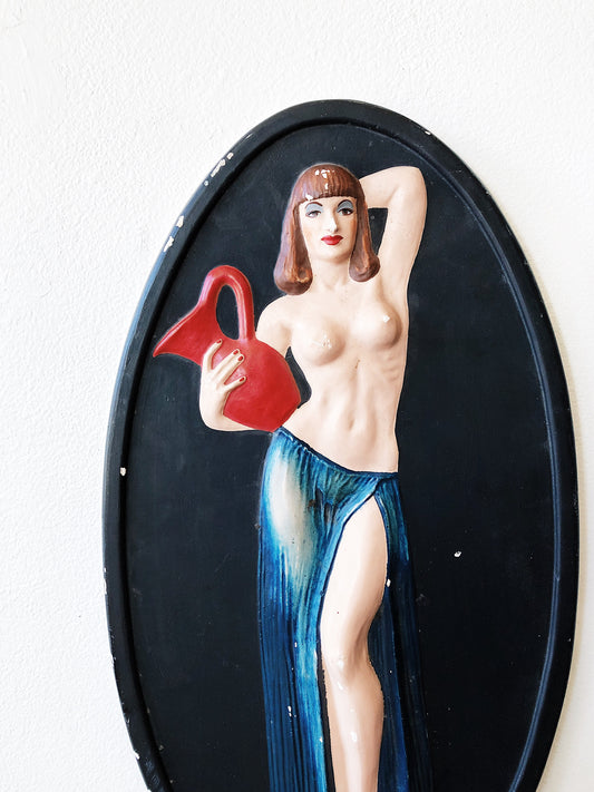 Stunning Chalkware Goddess