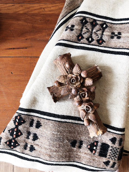 Vintage Mexican Clay Cross